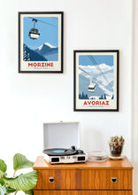 Load image into Gallery viewer, Set of 2 Ski Lift prints, Choose from any of the existing designs - Trail Bound Prints