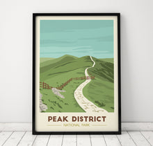Load image into Gallery viewer, Peak District National Park, Mam Tor, The Great Ridge - Trail Bound Prints
