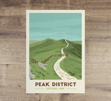 Load image into Gallery viewer, Peak District National Park, Mam Tor, The Great Ridge - Trail Bound Prints