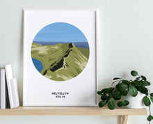 Load image into Gallery viewer, Helvellyn Mountain print, Lake District - Trail Bound Prints