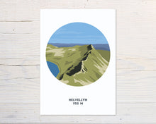 Load image into Gallery viewer, Helvellyn Mountain print, Lake District - Trail Bound Prints