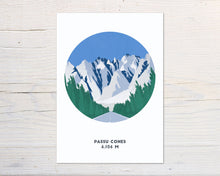 Load image into Gallery viewer, Passu Cones print, Pakistan, Karakoram Highway, Mountain Art - Trail Bound Prints