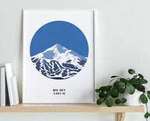 Load image into Gallery viewer, Big Sky Mountain Print - USA - Trail Bound Prints