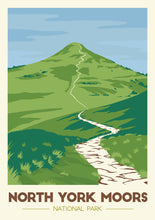 Load image into Gallery viewer, North York Moors National Park print - Trail Bound Prints