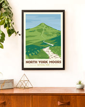 Load image into Gallery viewer, North York Moors National Park print - Trail Bound Prints