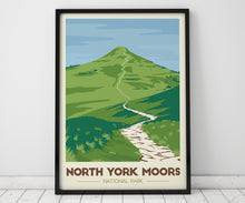 Load image into Gallery viewer, North York Moors National Park print - Trail Bound Prints