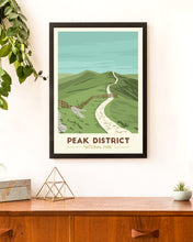 Load image into Gallery viewer, Peak District National Park print - Trail Bound Prints