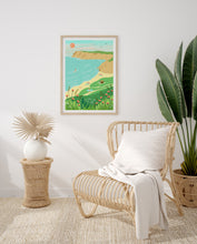 Load image into Gallery viewer, Surf's Up at the Beach - Cornwall Poster - Trail Bound Prints