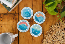 Load image into Gallery viewer, Snowdonia Mountains Coasters - Trail Bound Prints