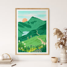 Load image into Gallery viewer, Mountain Hikes - Snowdonia Poster