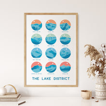 Load image into Gallery viewer, The Lake District Mountains print - Trail Bound Prints