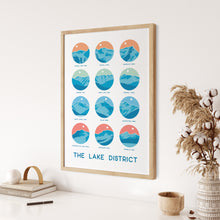 Load image into Gallery viewer, The Lake District Mountains print - Trail Bound Prints