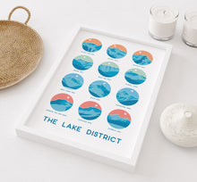 Load image into Gallery viewer, The Lake District Mountains print - Trail Bound Prints