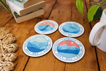 Load image into Gallery viewer, Lake Districts Mountains Coasters - Trail Bound Prints