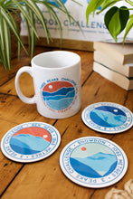 Load image into Gallery viewer, UK National 3 Peaks Challenge coasters, Set of 3 Coasters - Trail Bound Prints