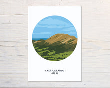 Load image into Gallery viewer, Caer Caradoc print, Shropshire, English Countryside
