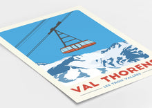 Load image into Gallery viewer, Val Thorens Ski lift, Ski Resort Poster
