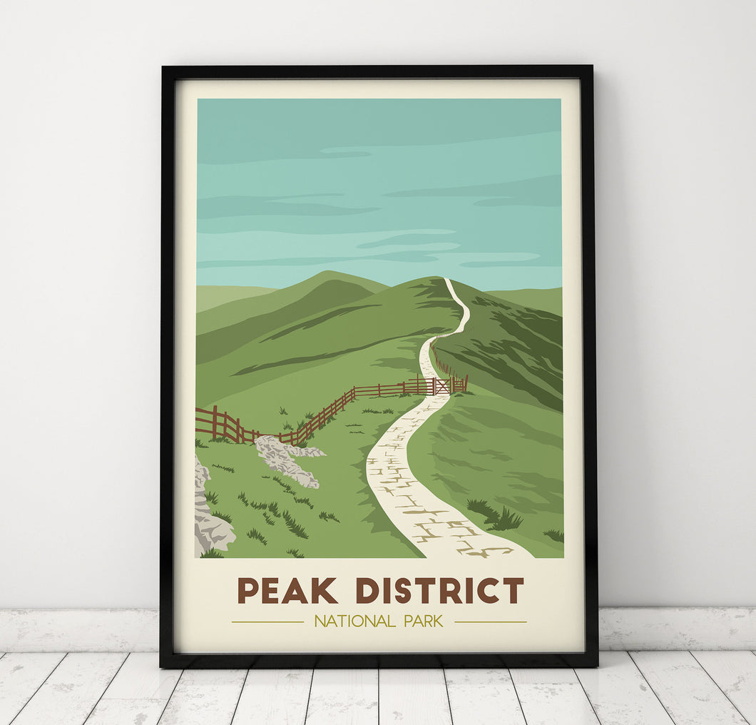 Peak District National Park, Mam Tor, The Great Ridge