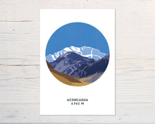 Load image into Gallery viewer, Aconcagua Mountain Print, Argentina, Mountain Art

