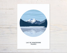 Load image into Gallery viewer, Lac de Montriond print, Morzine, France, Mountain Art
