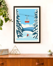 Load image into Gallery viewer, Ski Resort poster, Ski print, Customisable print
