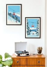 Load image into Gallery viewer, Ski Resort poster, Ski print, Customisable print
