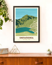 Load image into Gallery viewer, Snowdonia National Park print, Snowdon, Wales
