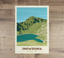Load image into Gallery viewer, Snowdonia National Park print, Snowdon, Wales
