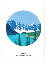 Load image into Gallery viewer, Banff National Park print, Moraine lake, Valley of the Ten Peaks,
