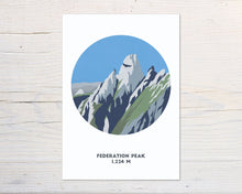 Load image into Gallery viewer, Federation Peak print, Tasmania print, Australia, Mountain Art

