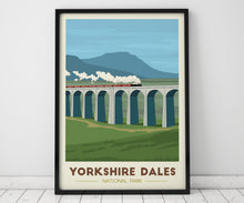 Load image into Gallery viewer, Yorkshire Dales National Park print, Ribblehead Viaduct
