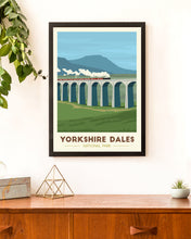 Load image into Gallery viewer, Yorkshire Dales National Park print, Ribblehead Viaduct
