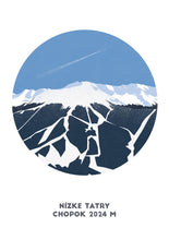 Load image into Gallery viewer, Chopok Mountain Print, Slovakia, Mountain print, A4 Print, Gifts for him or her
