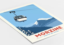 Load image into Gallery viewer, Set of 3 Gondola Prints - Val D&#39;Isere, Morzine &amp; Courchevel - France
