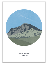 Load image into Gallery viewer, Three Peaks Challenge Print - UK - Trail Bound Prints
