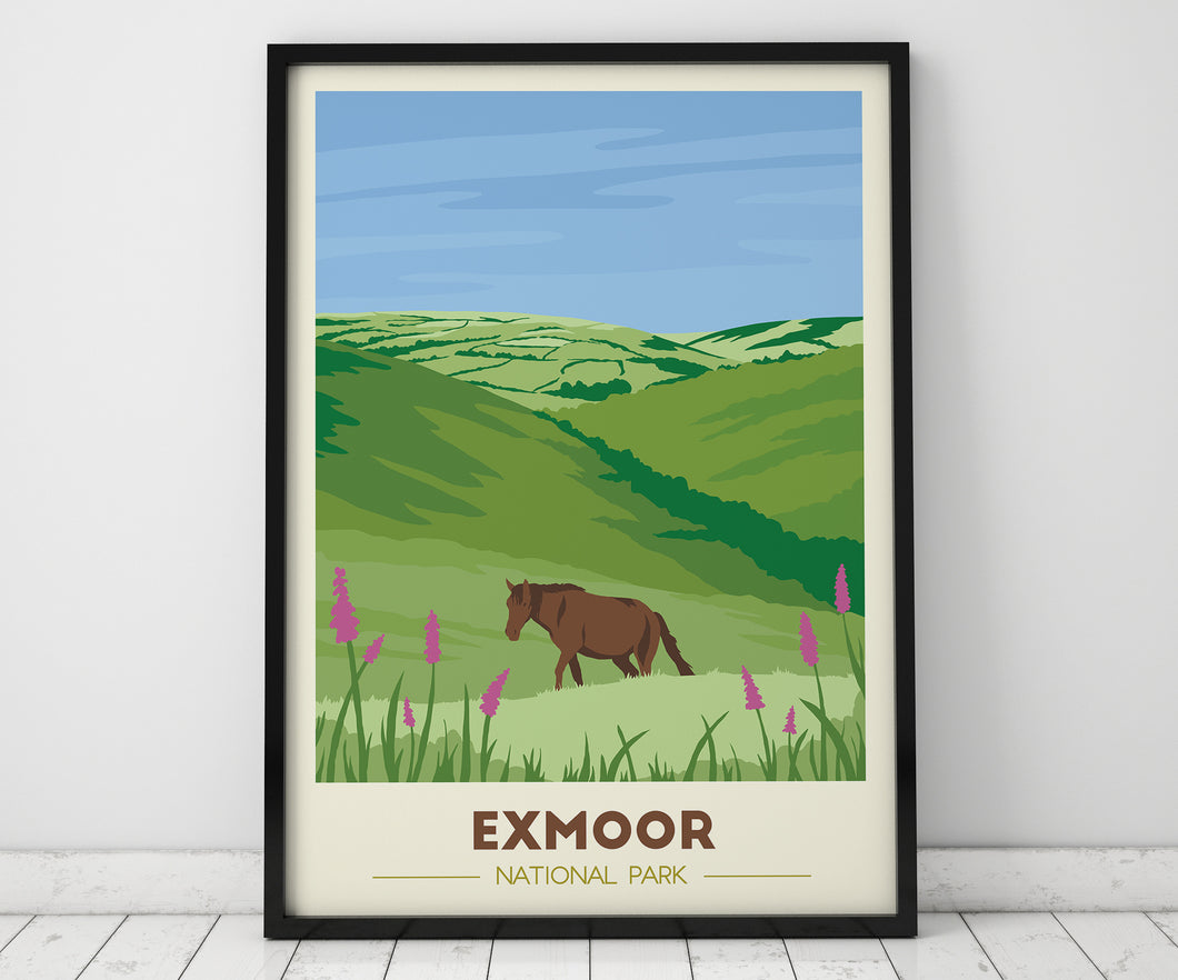 Exmoor National Park print