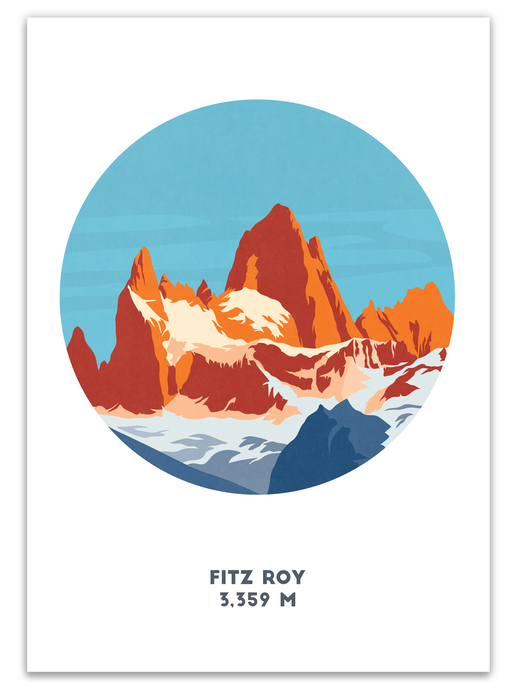 Fitz Roy Sunrise - Patagonia - Trail Bound Prints