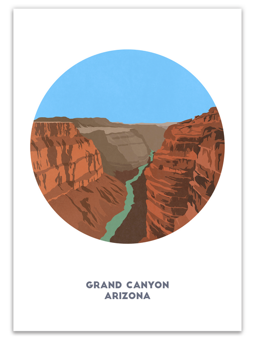 Grand Canyon Print - USA - Trail Bound Prints