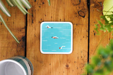Load image into Gallery viewer, Set of 4 Water Sport Coasters, Canoeing, Paddle Boarding, Swimming
