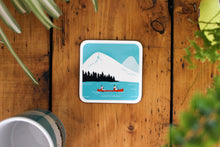Load image into Gallery viewer, Set of 4 Water Sport Coasters, Canoeing, Paddle Boarding, Swimming
