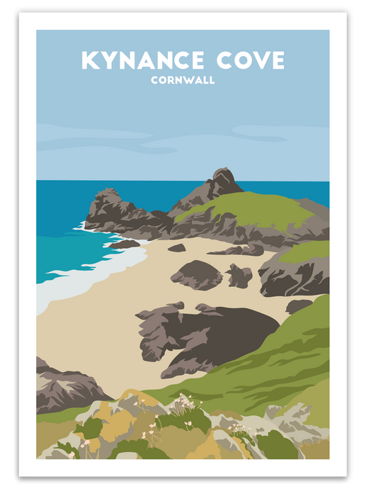 Kynance Cove Print - UK - Trail Bound Prints