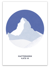 Load image into Gallery viewer, Matterhorn Mountain Print - Switzerland - Trail Bound Prints
