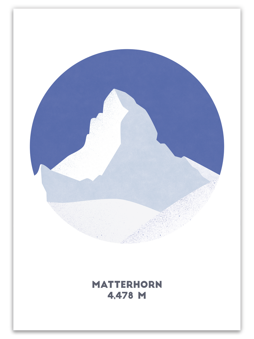 Matterhorn Mountain Print - Switzerland - Trail Bound Prints