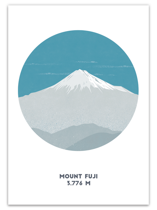 Mount Fuji Mountain Print - Japan - Trail Bound Prints