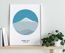 Load image into Gallery viewer, Mount Fuji Mountain Print - Japan - Trail Bound Prints
