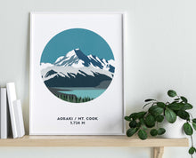 Load image into Gallery viewer, Aoraki, Mt Cook - New Zealand - Trail Bound Prints
