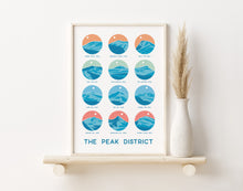 Load image into Gallery viewer, The Peak District Mountains print
