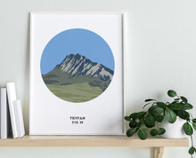 Load image into Gallery viewer, Tryfan Mountain Print - Wales - Trail Bound Prints
