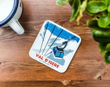 Load image into Gallery viewer, Ski Lift Coasters, Set of 6 , Set of 4, or individual
