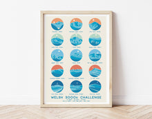 Load image into Gallery viewer, Welsh 3000s Challenge poster, 15 peaks Challenge
